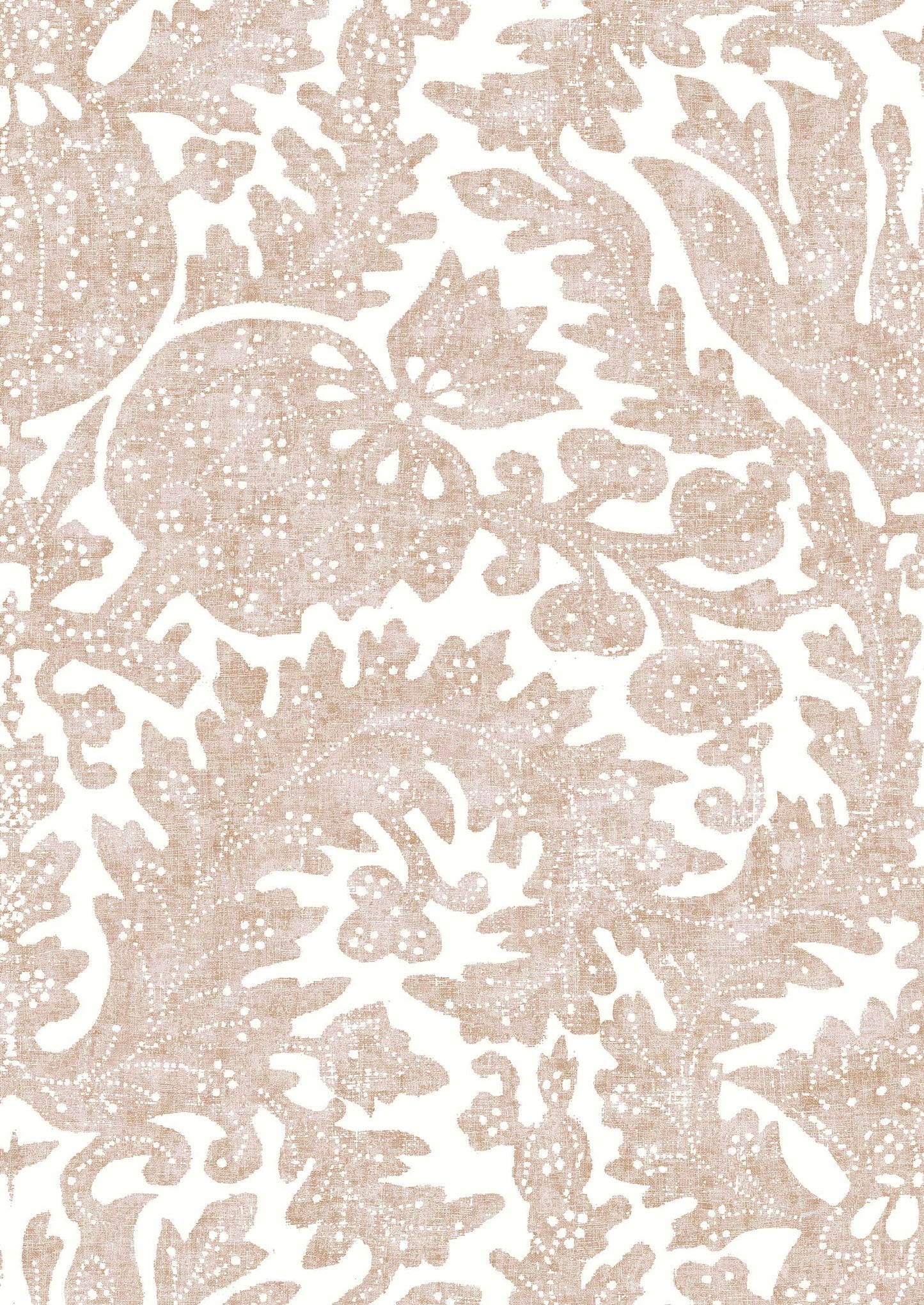 Pomegranate Fresco Sweet Pea Wallpaper - Lewis & Wood