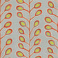 Ponco Tangerine Wide-Width Wallpaper