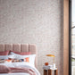 Quadrata Wallpaper - Blush - Clarke & Clarke
