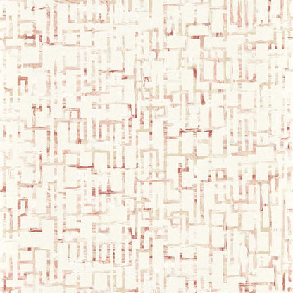 Quadrata Wallpaper - Blush - Clarke & Clarke
