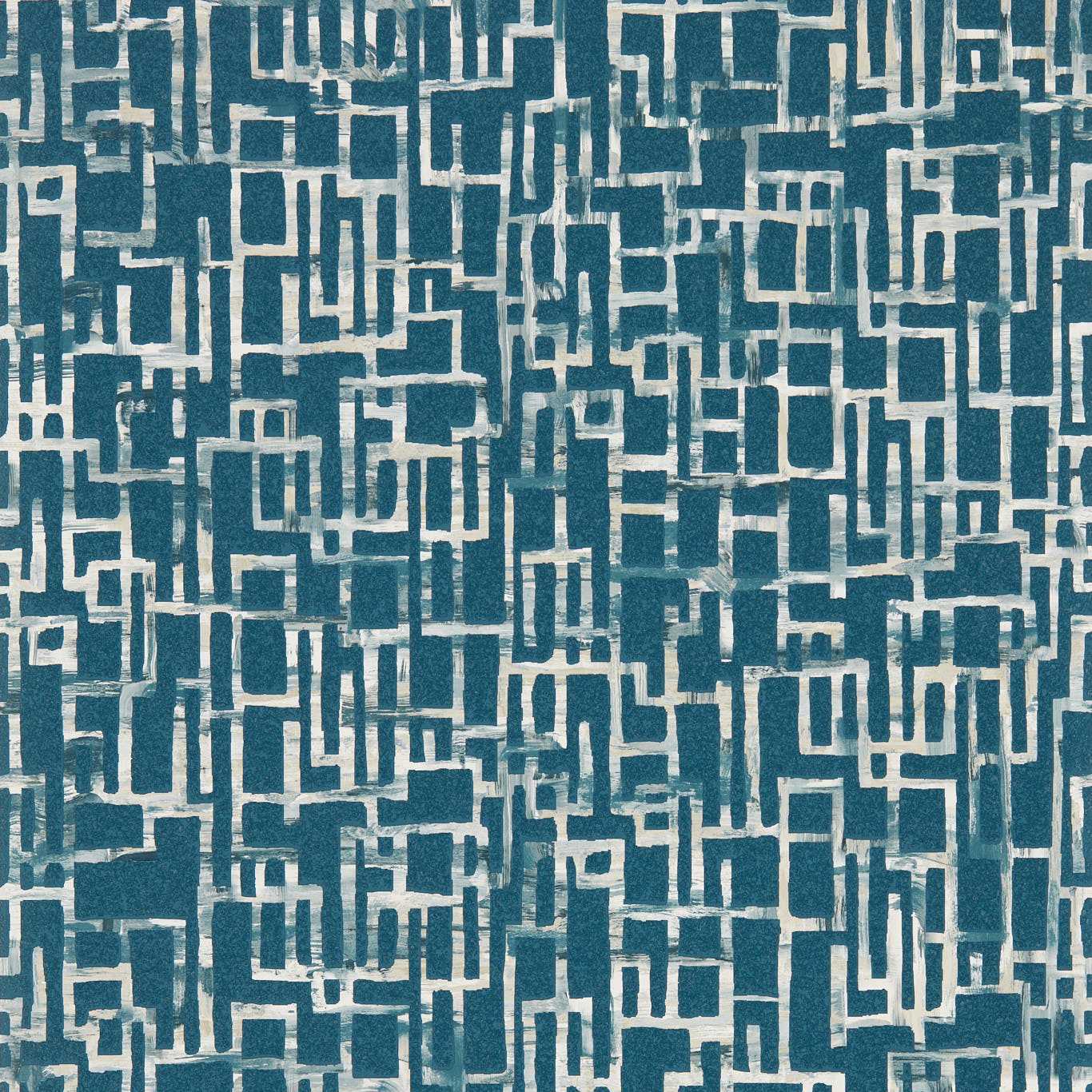 Quadrata Wallpaper - Midnight - Clarke & Clarke