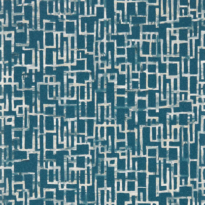 Quadrata Wallpaper - Midnight - Clarke & Clarke