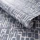 Quadrata Wallpaper - Steel - Clarke & Clarke