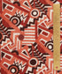 Zig Zag Spot Tana Lawn™ Cotton Fabric - Orange - Liberty