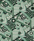 Zig Zag Spot Tana Lawn™ Cotton Fabric - Green - Liberty