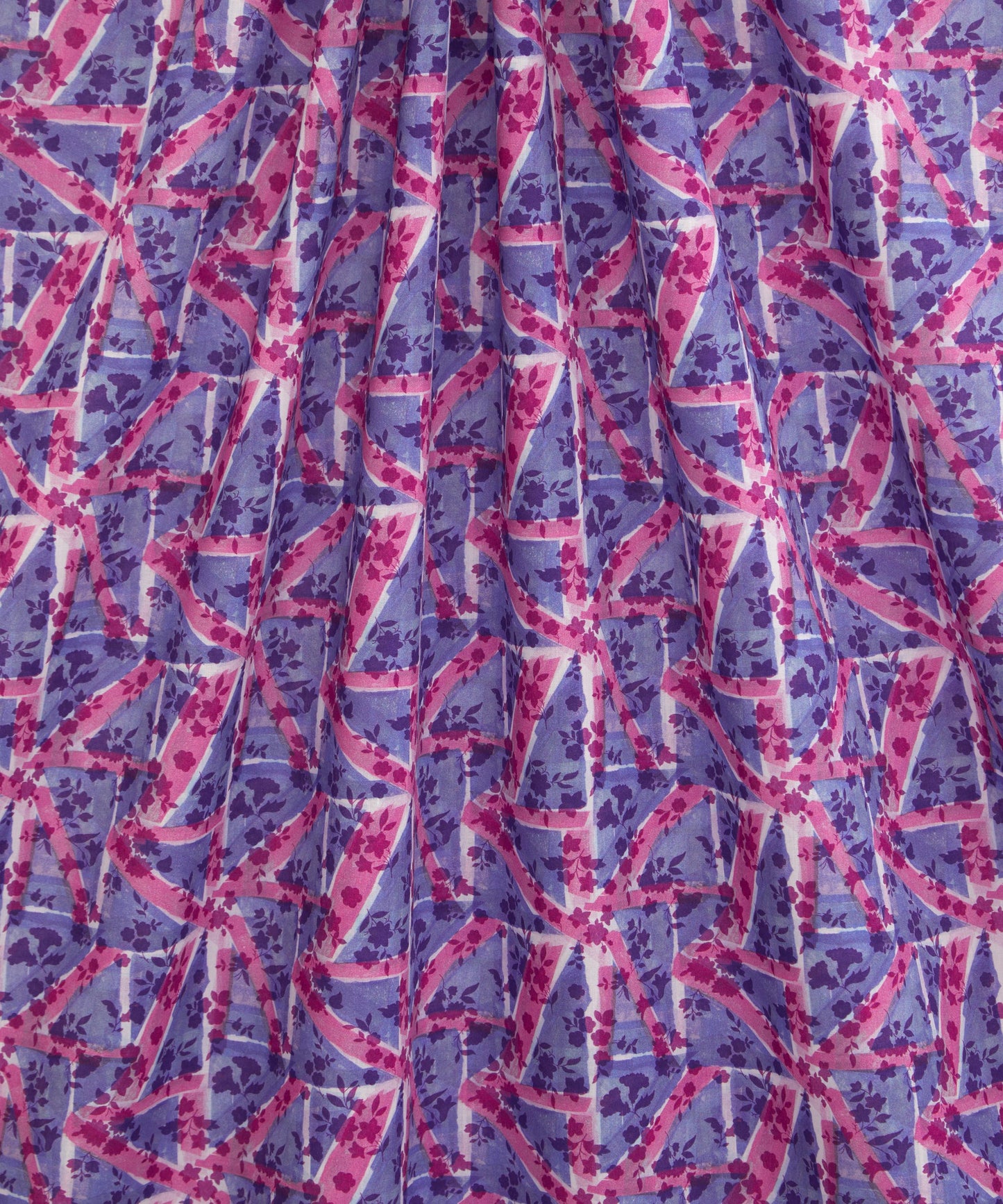 Floral Flag Organic Tana Lawn™ Cotton Fabric - Blue - Liberty