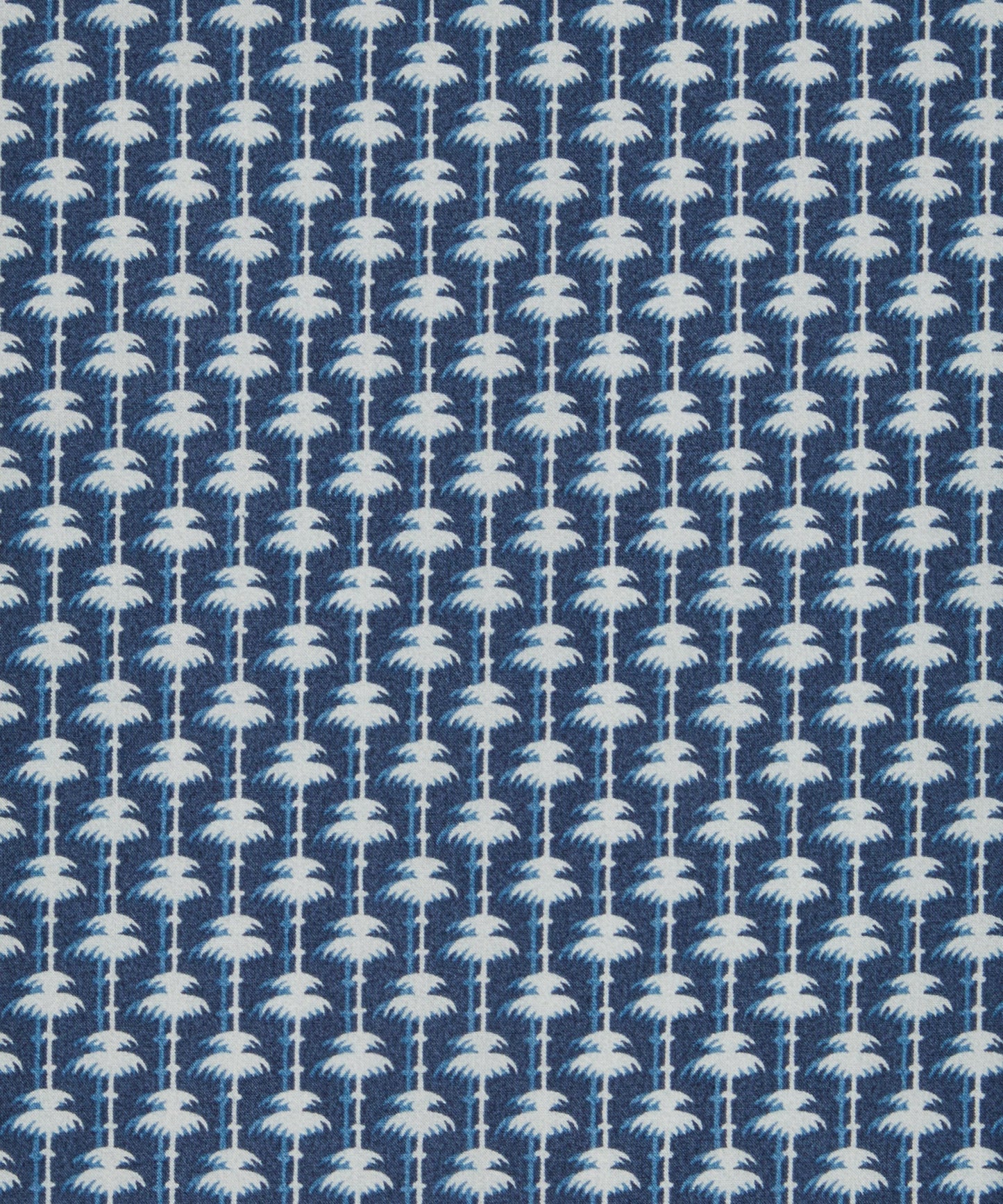 Apollo’s Palm Cotton Poplin Fabric - Blue - Liberty