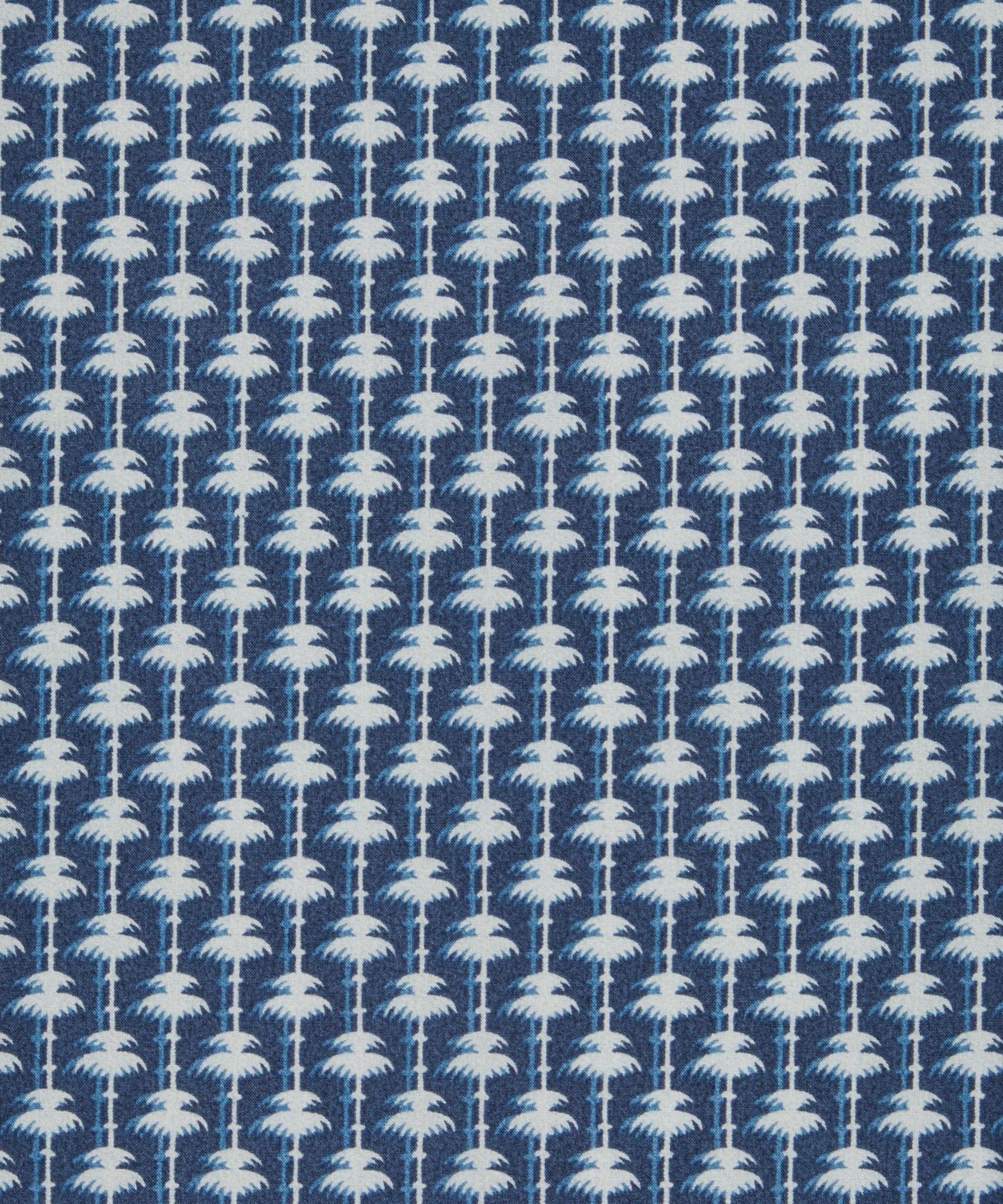 Apollo’s Palm Cotton Poplin Fabric - Blue - Liberty