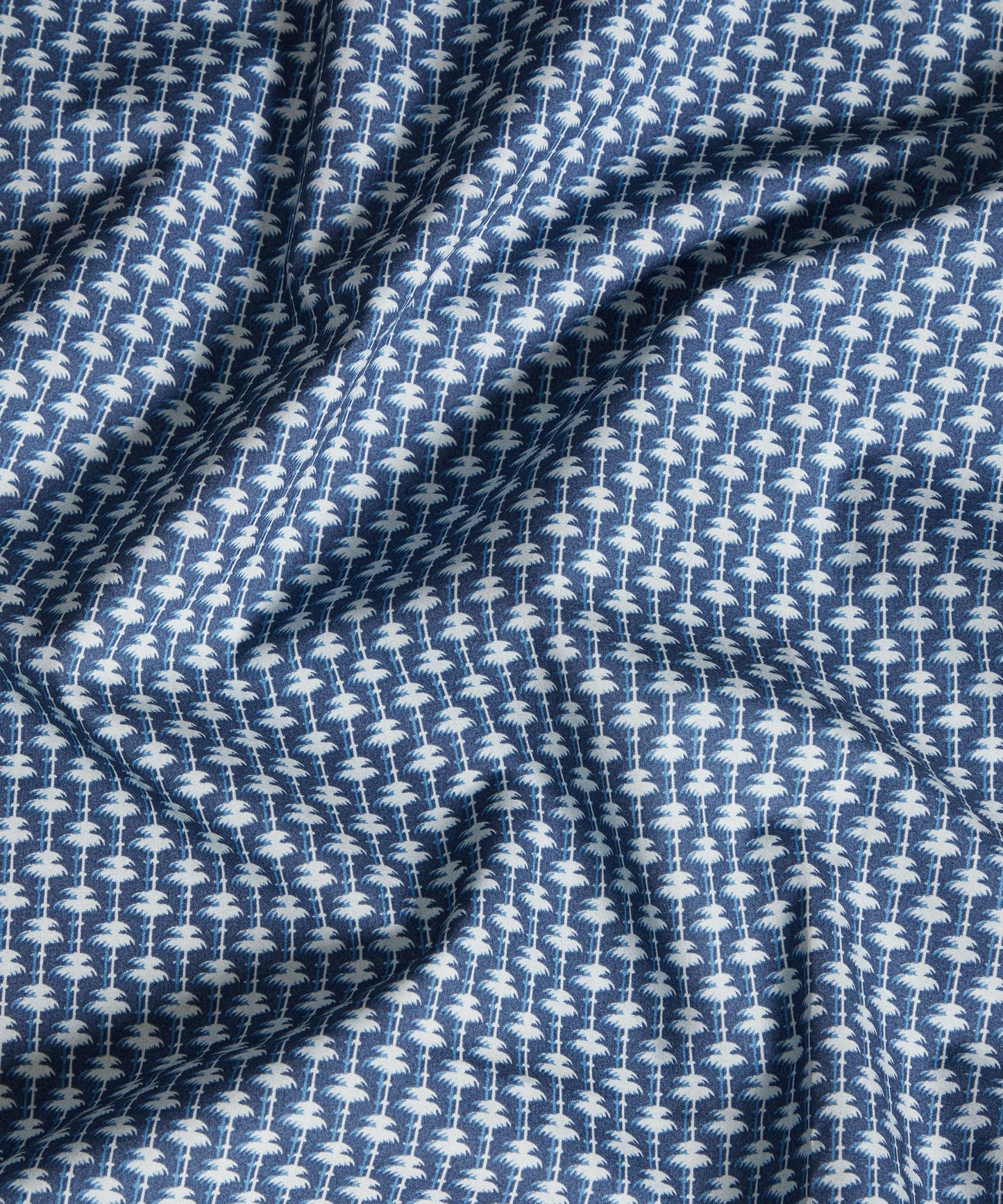 Apollo’s Palm Cotton Poplin Fabric - Blue - Liberty