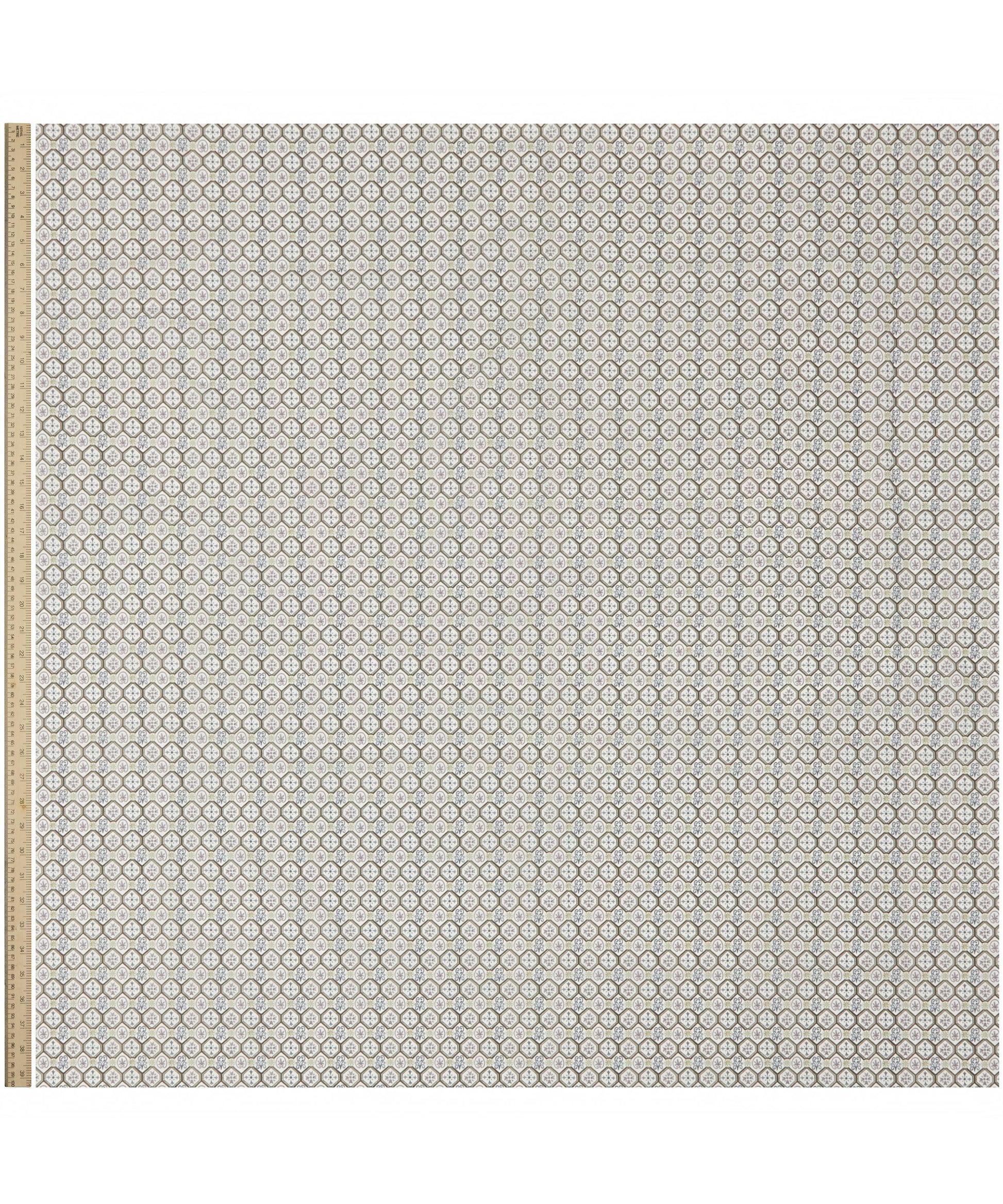 Tristan Rollo Cotton Poplin Fabric - Gray - Liberty