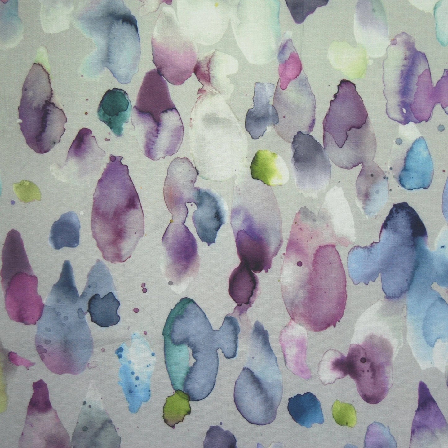 Raindrops Damson Fabric