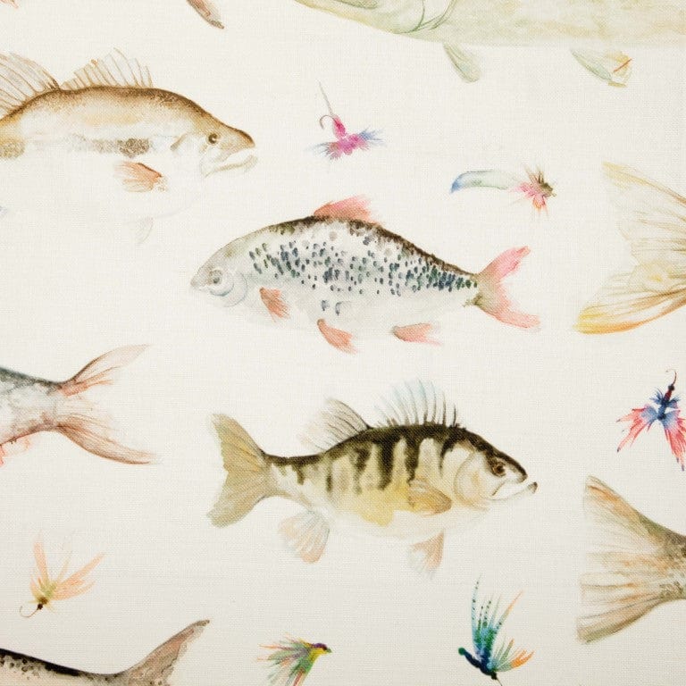 River Fish Large Cream Fabric