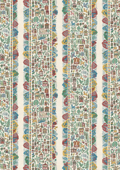 Ravi Ribbon Wallpaper - Garland - Lewis & Wood