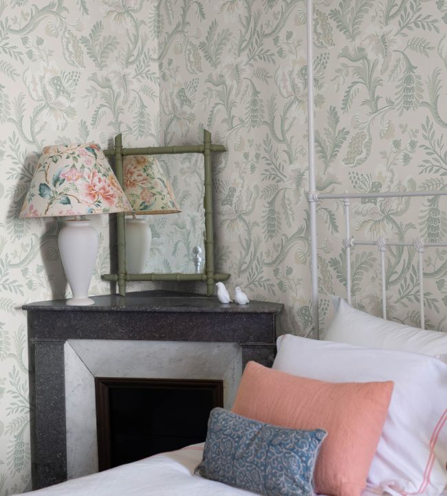 Daphne Room Wallpaper - Gray