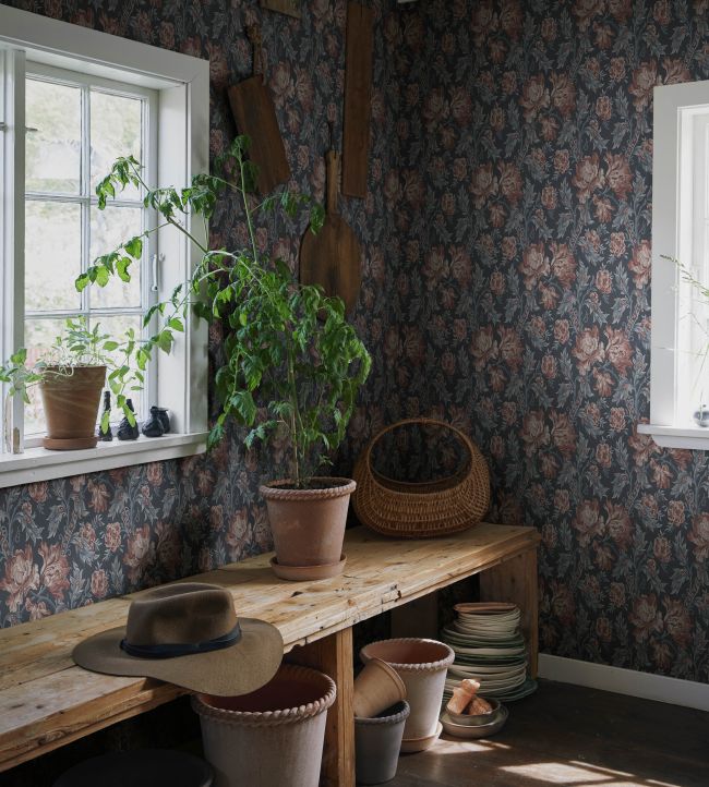 Amelia Room Wallpaper - Blue