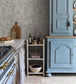 Montfort Room Wallpaper - Blue