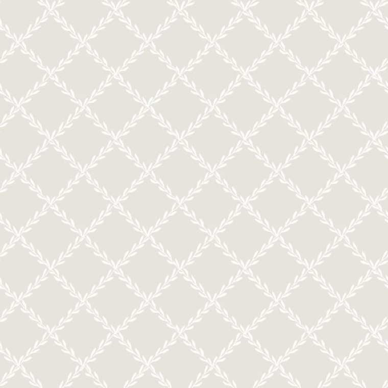 Trellis Wallpaper - Cream -  Sandberg