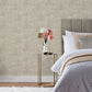 Serafina Vinyl Wallpaper - Champagne - Paoletti