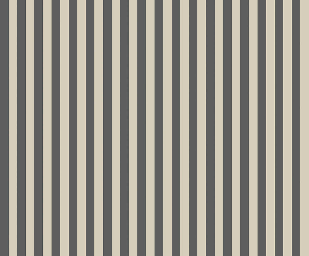 Bloc Stripe Wallpaper - Onyx - Ohpopsi