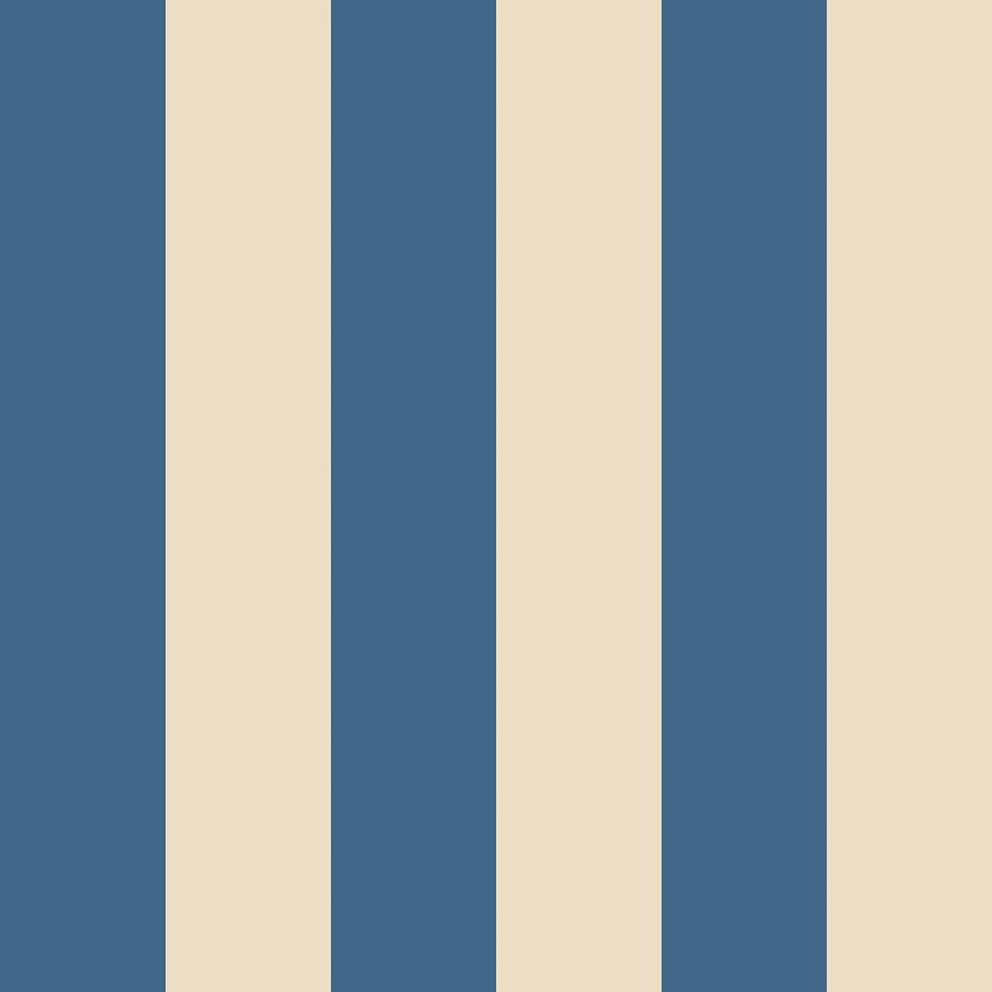 Bloc Stripe Wallpaper - Indigo - Ohpopsi