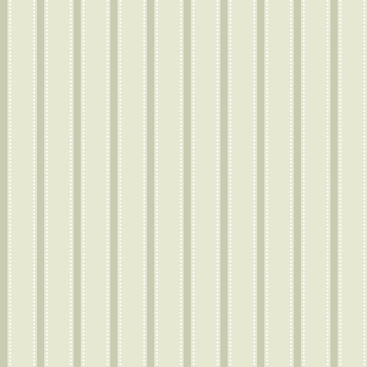 Ticking Stripe Wallpaper - Sage - Ohpopsi