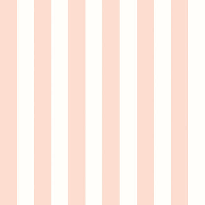 Candy Stripe Wallpaper - Blush - Ohpopsi