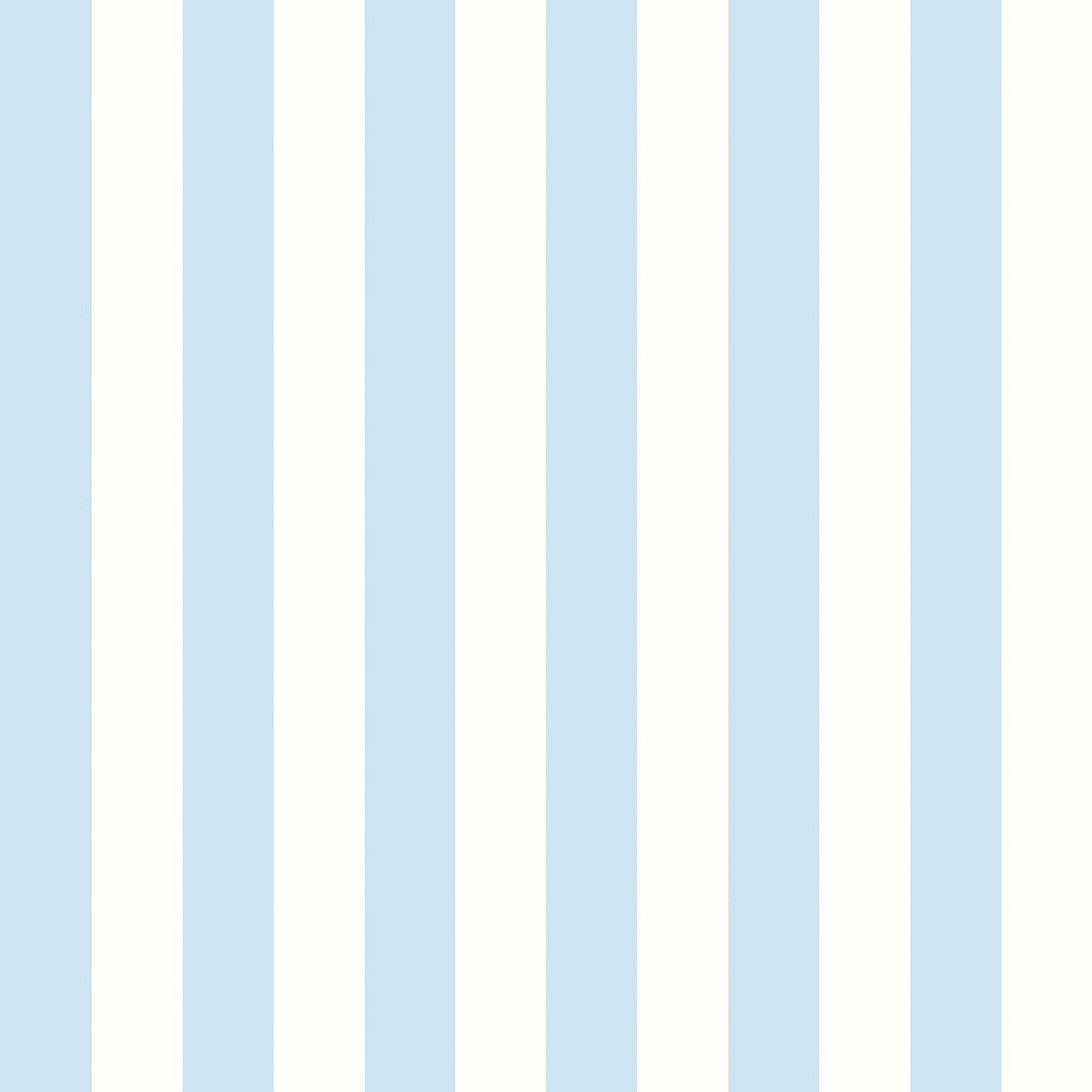 Candy Stripe Wallpaper - Baby Blue - Ohpopsi