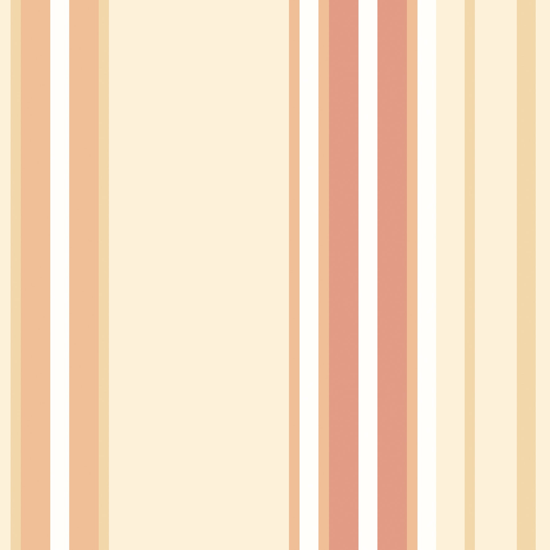 Ribbon Mix Stripe Wallpaper - Spice - Ohpopsi