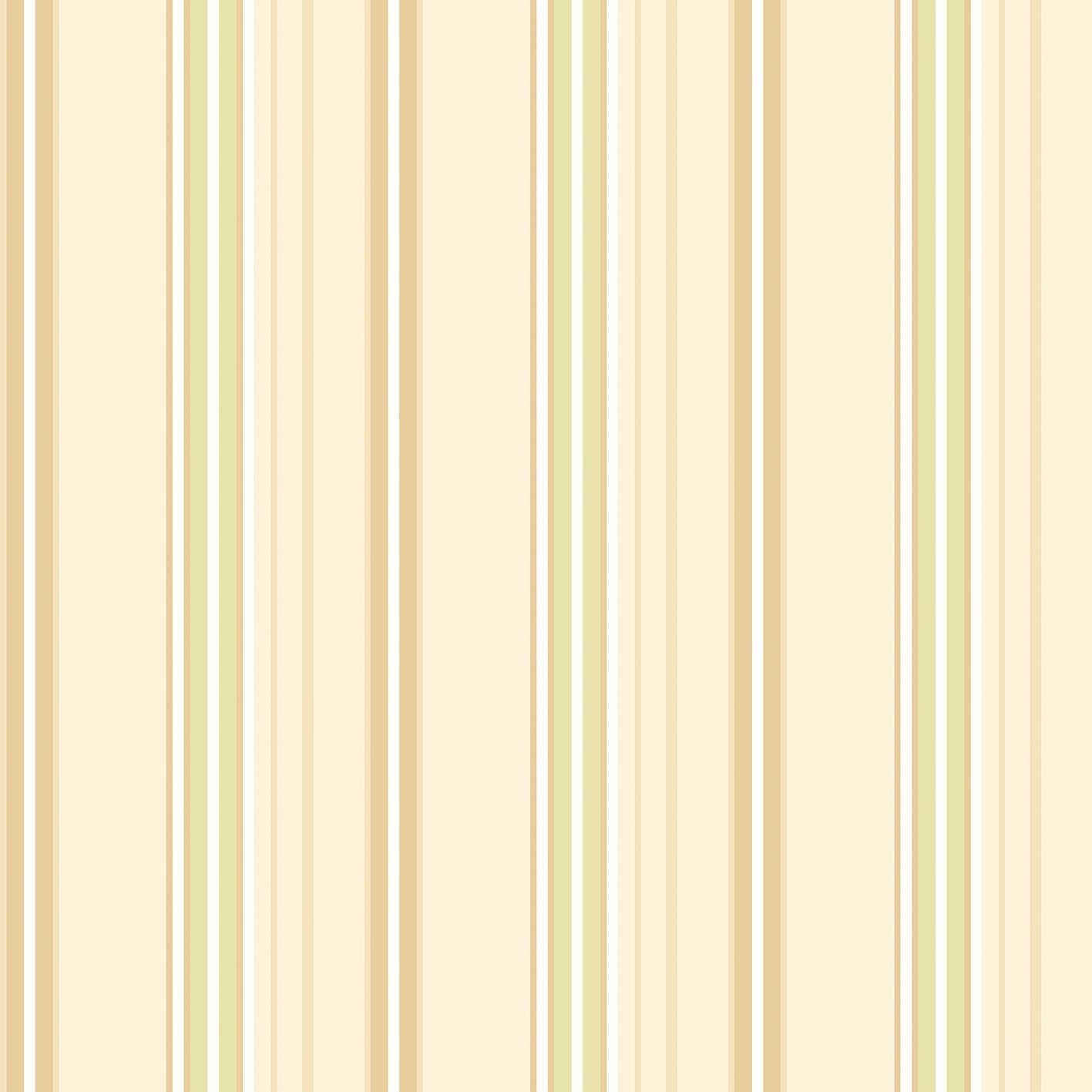 Ribbon Mix Stripe Wallpaper - Pear - Ohpopsi