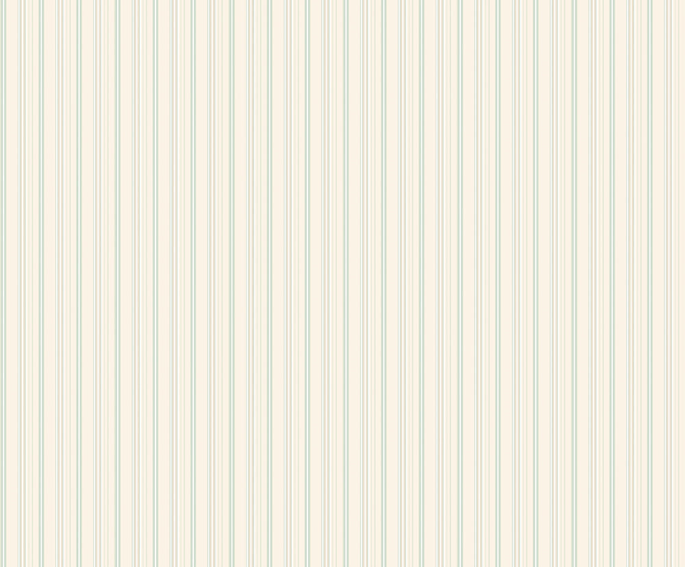 Ribbon Mix Stripe Wallpaper - Mint - Ohpopsi