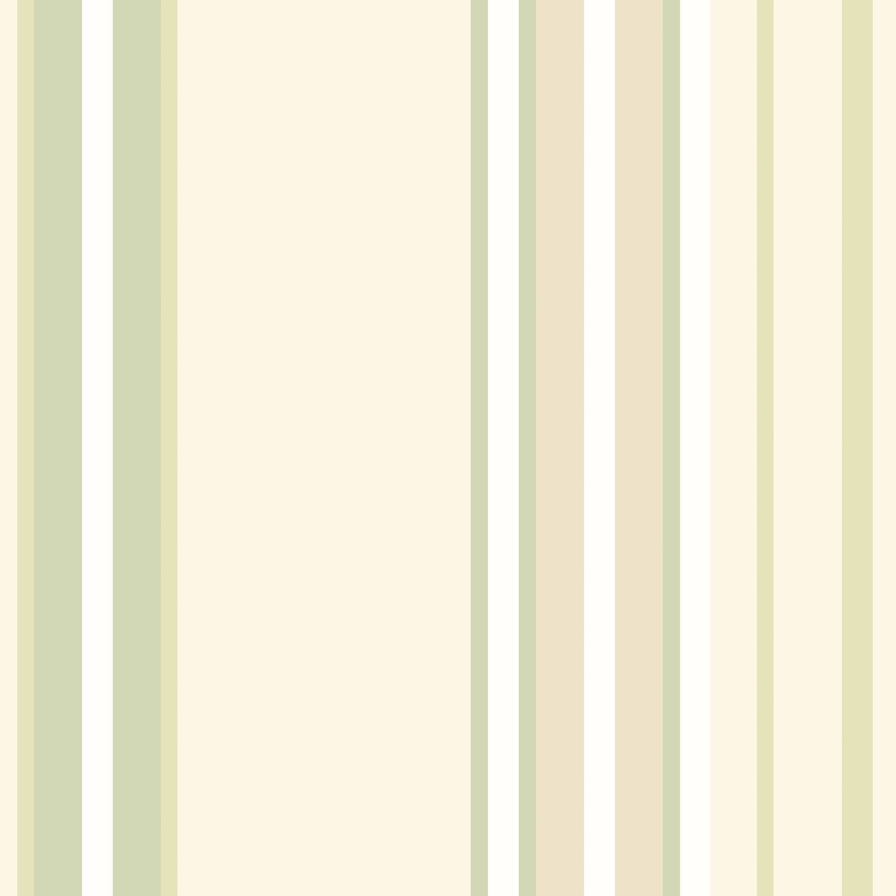Ribbon Mix Stripe Wallpaper - Fennel - Ohpopsi