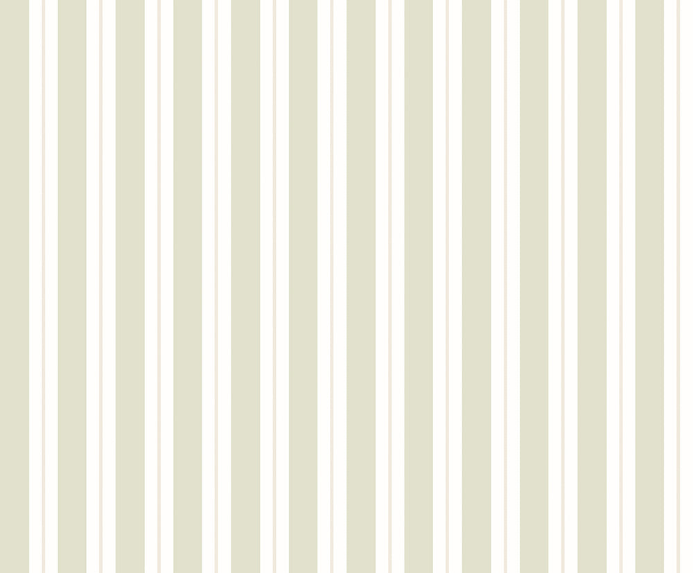 Wide Multi Stripe Wallpaper - Sage - Ohpopsi