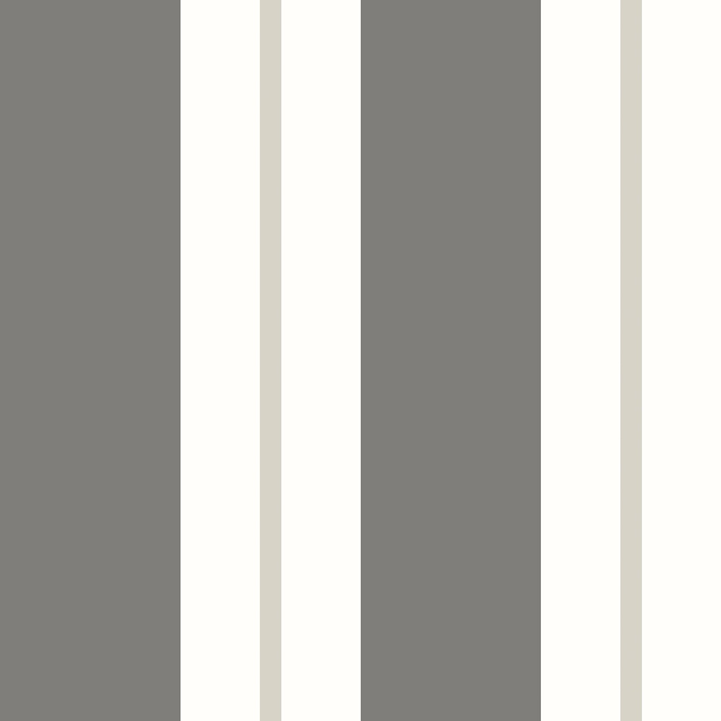 Wide Multi Stripe Wallpaper - Charcoal - Ohpopsi