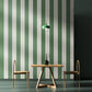 Wide Multi Stripe Wallpaper - Moss - Ohpopsi
