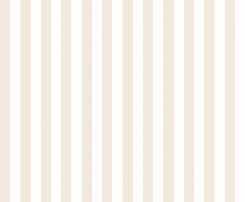 Wide Stripe Wallpaper - Linen - Ohpopsi