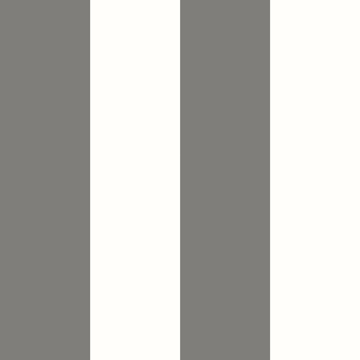 Wide Stripe Wallpaper - Charcoal - Ohpopsi