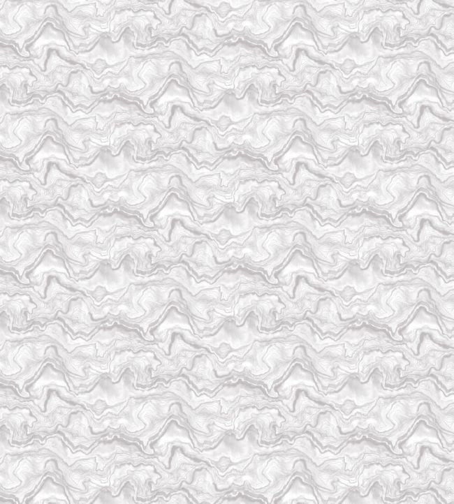 Meander Fabric - White