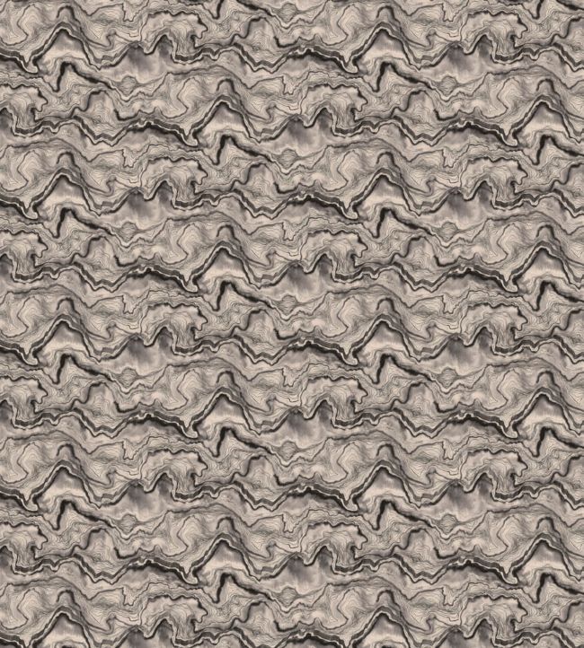 Meander Fabric - Black