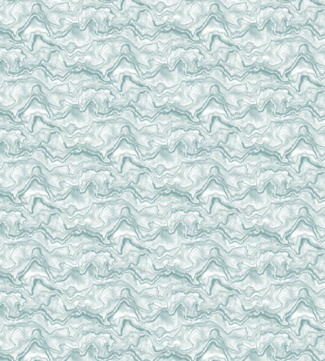 Meander Fabric - Blue