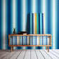 Rainbow Bloc Wallpaper - Cobalt Mix - Ohpopsi