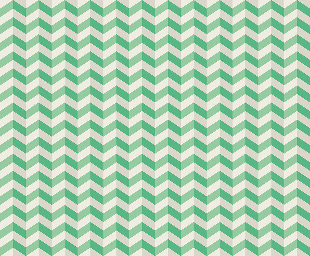 Illusion Chevron Wallpaper - Jade Twist - Ohpopsi