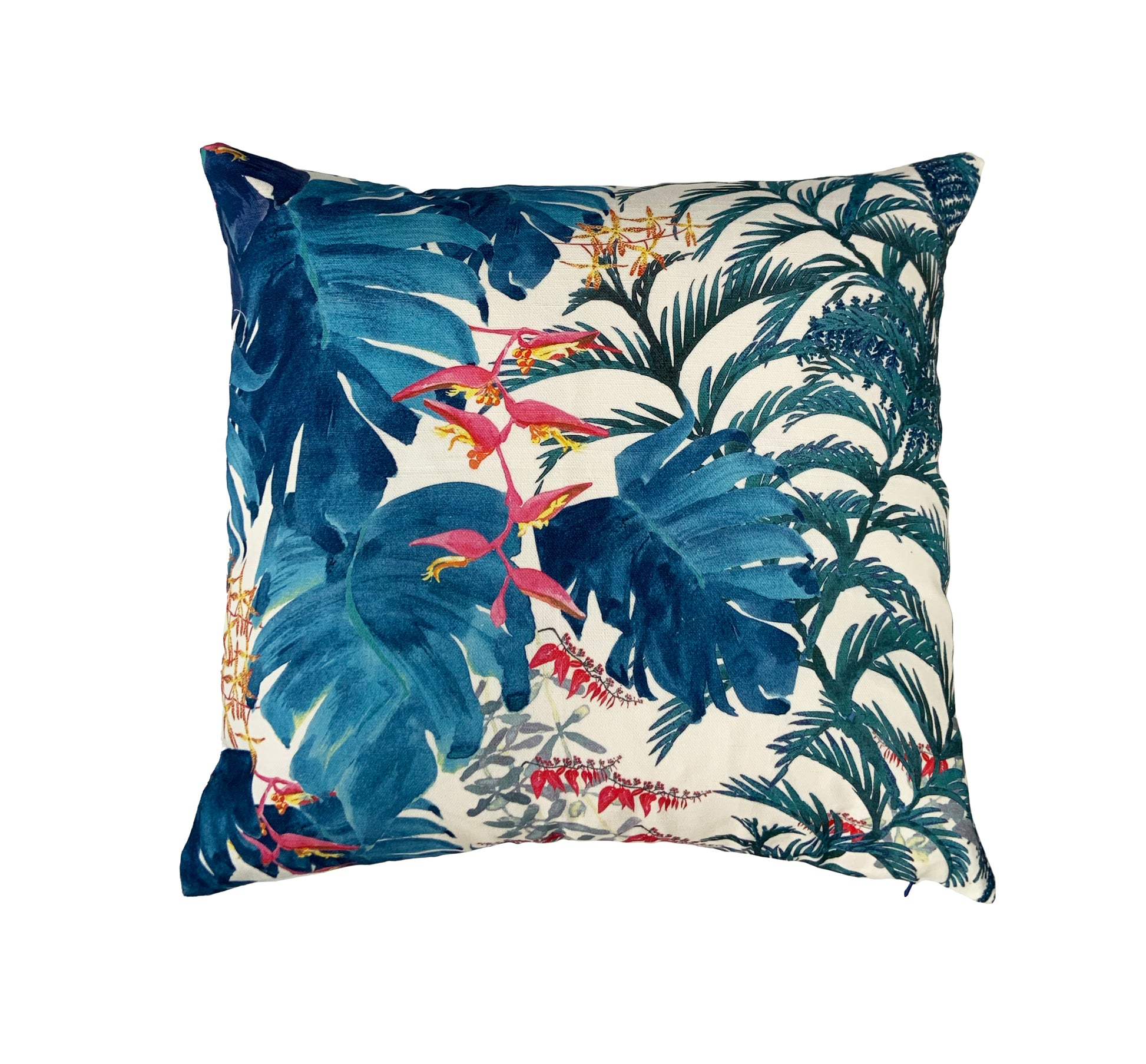 Tropical Cushion - Denim - Petronella Hall