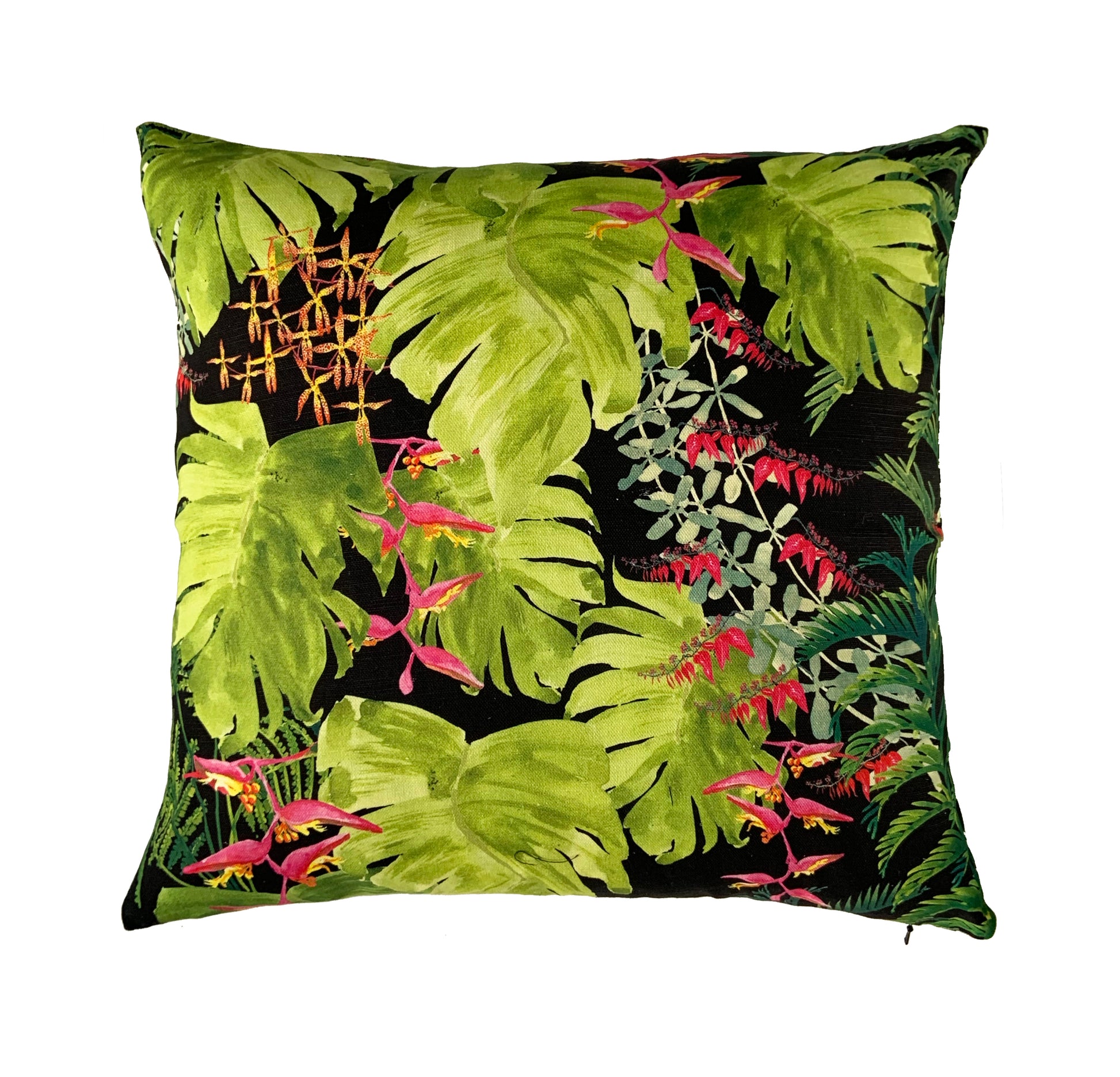 Tropical Cushion - Emerald - Petronella Hall