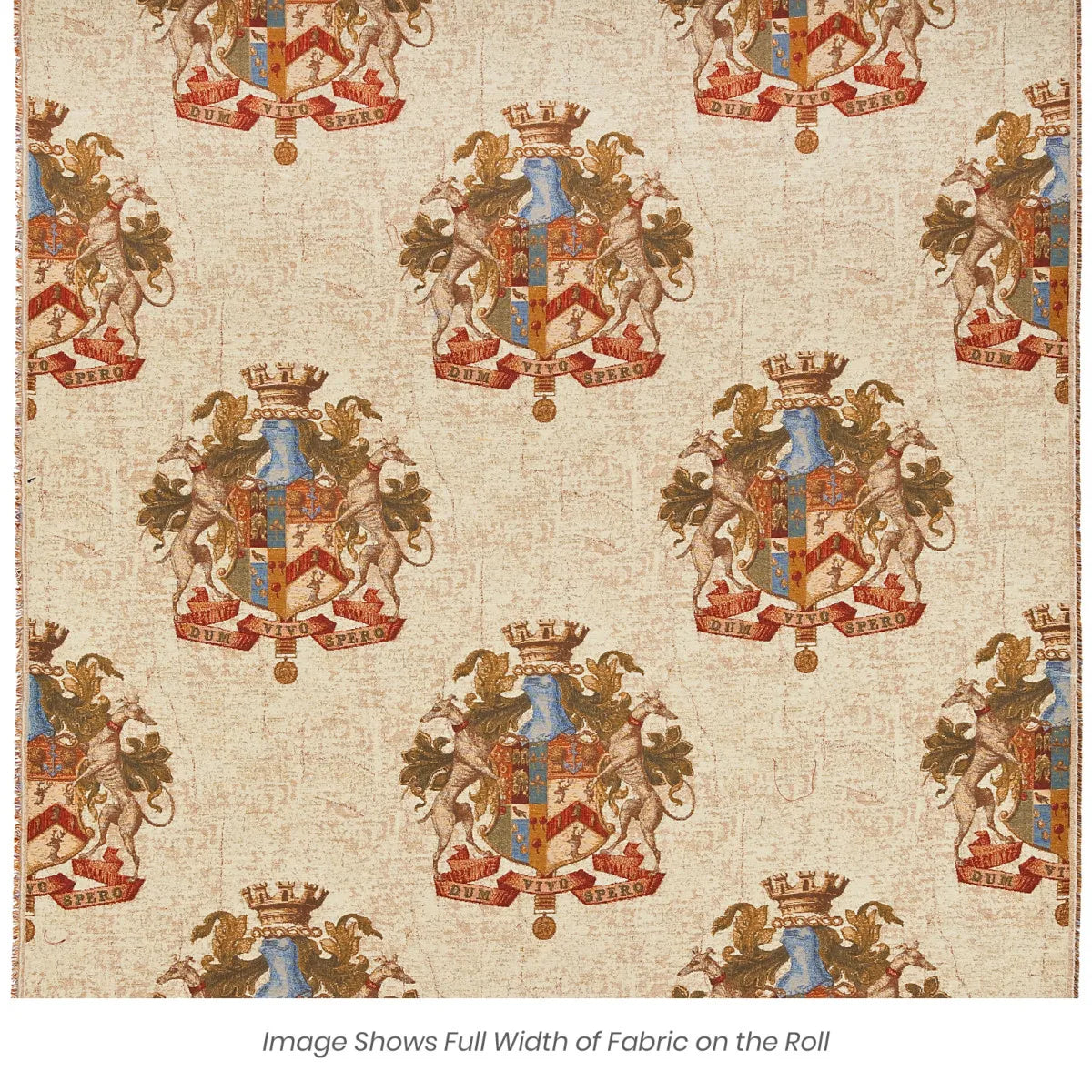 Armorial Vivo Tapestry Fabric - Multicolor