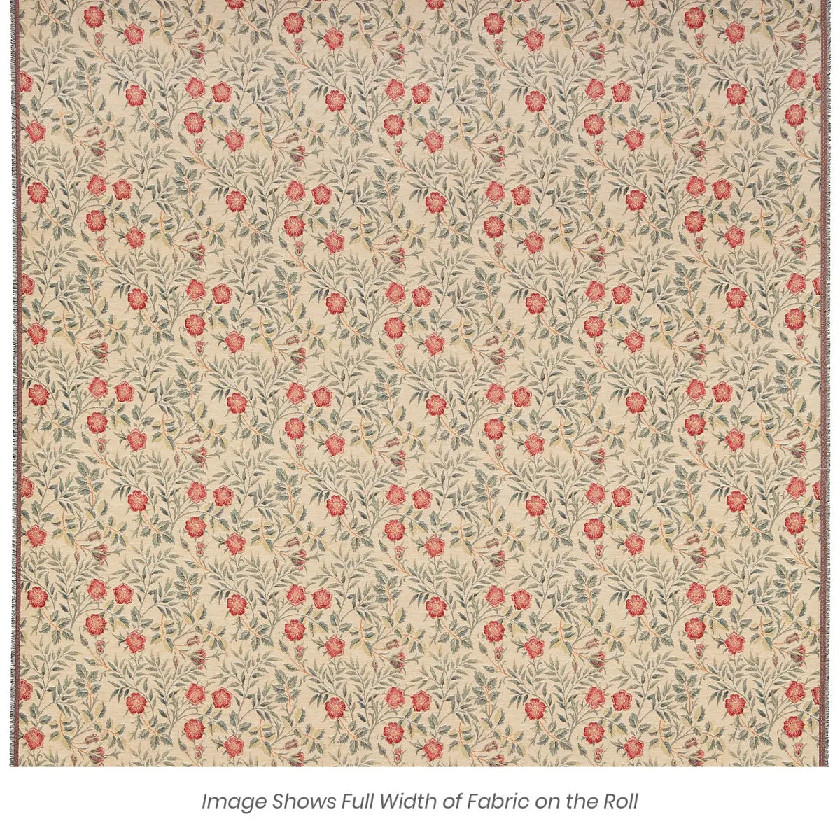 Morris Pimpernel Tapestry Fabric - Pink