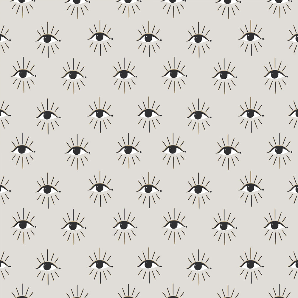 Theia Gold Foil Wallpaper - Grey/Beige - Furn