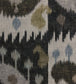 Turkistan Boteh Fabric - Black