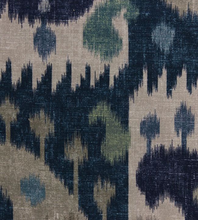 Turkistan Boteh Fabric - Blue