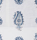 Persian Paisley Fabric - Blue