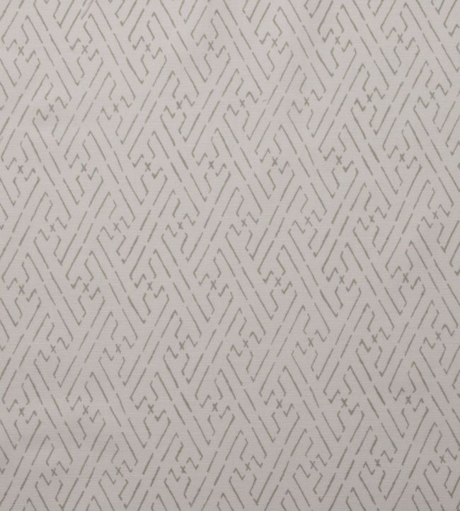 Trellis Fabric - Silver